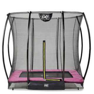 Image of EXIT Trampoline Silhouette Inground Pink - 153 x 214 cm