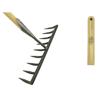 Image of Zaadhark 9 tands vierkant essen steel   1700mm 1600x420x90 MM