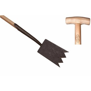 Image of De Wit Shark Tine Spade Met Zwanehals Essen Steel 75 cm