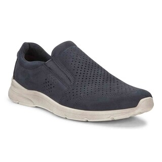 Image of ECCO Irving Herenschoenen Slip-on Perf Lea Navy - Maat 46