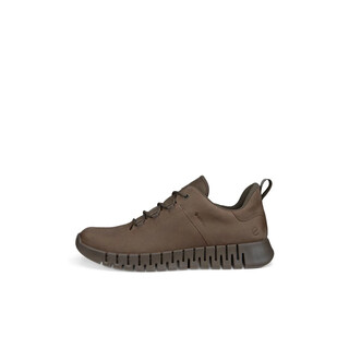 Image of Ecco Gruuv Sneaker Lea Gtx Dark Clay 43