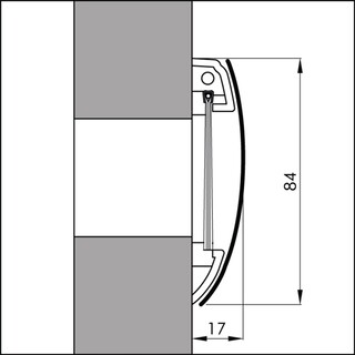 Image of Brievenbusafsluiter Inox - Tochtklep Met Borstel