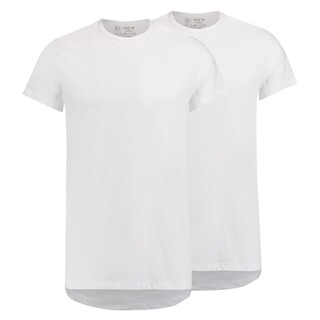 Image of RJ Everyday Rotterdam 2-Pack Heren Ronde Hals T-Shirt Wit - Maat L