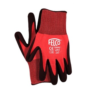 Image of Felco 701 Werkhandschoenen HPPE-vezels en Nitril Ro/zw - maat XL