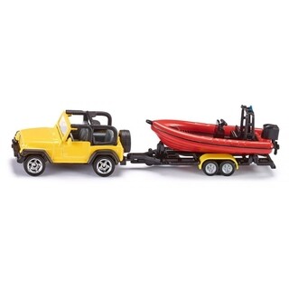 Image of Siku Jeep met Boot