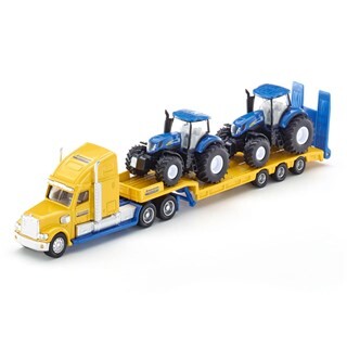 Image of Siku 1805 - Vrachtwagen met New Holland Tractoren 1:87