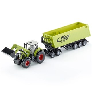 Image of Siku 1949 - Claas Axion met Fliegl Kieper 1:50