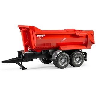 Image of Bruder 02225 - Krampe Tandemas Halfpipe Trailer 1:16