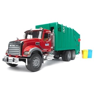 Image of Bruder 02812 - Mack Granite Vuilniswagen 1:16