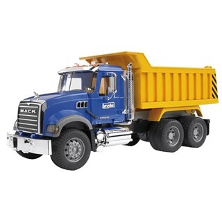 Image of Bruder 02815 - Mack Granite Kiepvrachtwagen 1:16