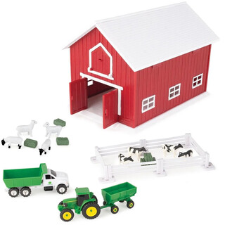 Image of Britains John Deere boerderij speelset met schuur