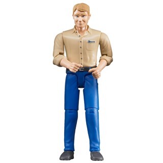 Image of Bruder 60006 - Man met Blauwe Jeans 1:16