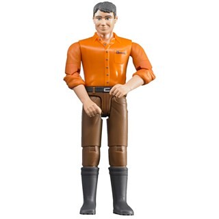 Image of Bruder 60007 - Man met Bruine Jeans 1:16