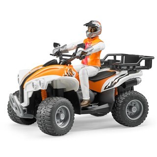 Image of Bruder 63000 - Quad met Bestuurder 1:16 - Oranje