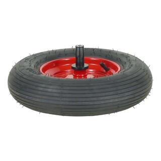 Image of Altrad Fort Kruiwagen Wiel Staal Rood 2ply