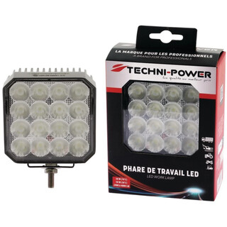 Image of Techni-power Vierkante Led-lamp 12/24v