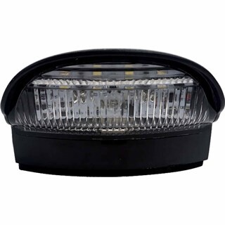 Image of Kentekenplaatverlichting 12/30V Zwart LED