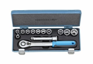 Image of Dopsleutelset 1/2" 13-Dlg. 10 - 24 Mm