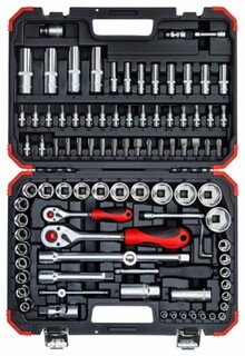 Image of Dopsleutelset 1/2"+ 1/4" 94-Dlg.