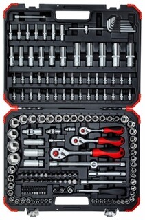 Image of Dopsleutelset 1/2"+ 3/8"+ 1/4" 172-Dlg.