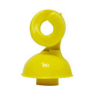 Image of Vervangende Koppen S Geel Voor Ovale & 8mm Paal, Doos Van 25 Stuks