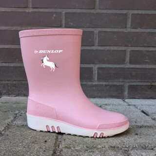 Image of Dunlop Veiligheidslaars PVC Mini MH0KW01 Roze Maat 30