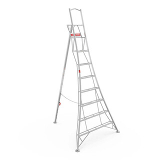 Image of Henchman 1-Poots Verstelbare Driepootladder - 3,0 meter - 7 Treden