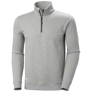 Image of Helly Hansen Classic Half Zip Sweatshirt Heren 930 Grijs Melange - Maat 2XL