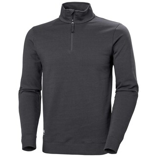 Image of Helly Hansen Classic Half Zip Sweatshirt Heren 970 Donkergrijs - Maat M
