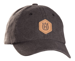 Image of Husqvarna Xplorer Xplorer Cap Graniet Lederen Patch