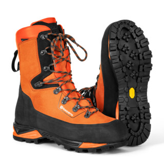 Image of Husqvarna Level 2 boots Leren Veiligheidslaarzen Met Zaagbescherming 24