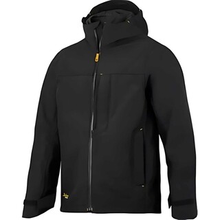 Image of Snickers Allroundwork, Waterdicht Shell Jack, Zwart (0400), XXXL