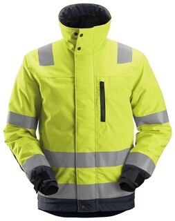 Image of Snickers 1130 Geelhigh Visbility - Staal Grijs (6658) Maat L