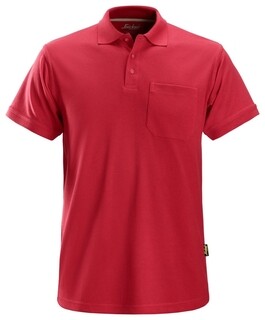 Image of Snickers Classic Polo Shirt 2708 Chili Red (1600) Maat M