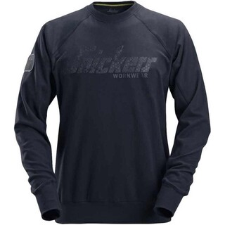 Image of Logo Sweatshirt Crewneck, Donker Blauw (9500), 003