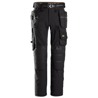 Image of Snickers Allroundwork 6590 Broek Capsulized Kniestuk Met Holsterzakken Zwart maat - 50