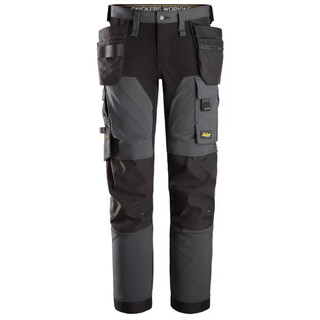 Image of Snickers Stretch Broek 6275 Staal Grijs - Zwart (5804) Maat 52