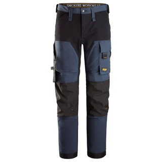 Image of Snickers Stretch Broek 6375 Donker Blauw - Zwart (9504) Maat 50
