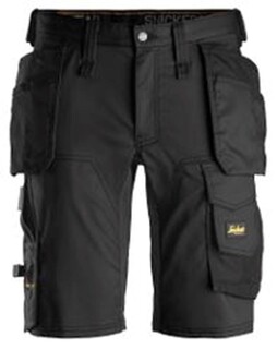 Image of Snickers Korte Broek 6141 Zwart (0404) Maat 054