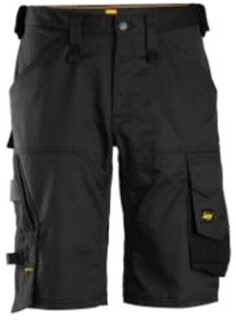 Image of Snickers Korte Werkbroek 6153 Zwart (0404) Maat 056