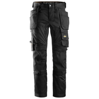 Image of Snickers Workwear 6241 AllroundWork, Stretch Werkbroek, Zwart - Maat 158