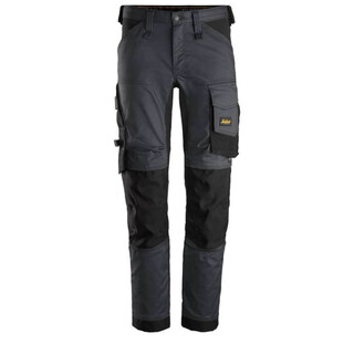 Image of Snickers Werkbroek 6341 Staal Grijs - Zwart (5804) Maat 050
