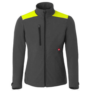 Image of HaVeP Softshell Jas 40215 Grijs/Geel Maat 2XL