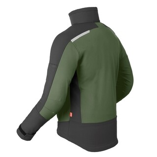 Image of HAVEP Attitude Softshell Jas Bosbouw Groen/Charcoal Grijs Maat XL