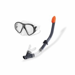 Image of Intex Reef Rider Snorkelset Zwart Maat 36-40