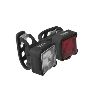 Image of AXA LED Fietsverlichting Niteline 44 Batterij Zwart