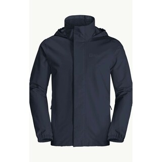 Image of Jack Wolfskin Stormy Point Regenjas Heren Donkerblauw - maat M