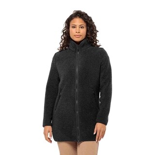 Image of Jack Wolfskin High Curl Coat Black Dames - Maat L