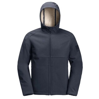 Image of Jack Wolfskin WINDLAND SoftshellJack Donkerblauw - maat XXL