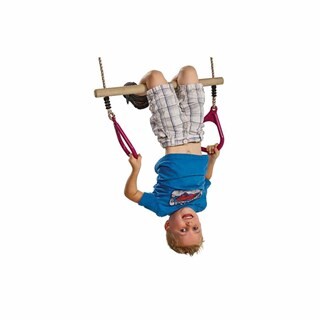 Image of KBT Houten Ringtrapeze Met Kunststof Ringen Pp Rood